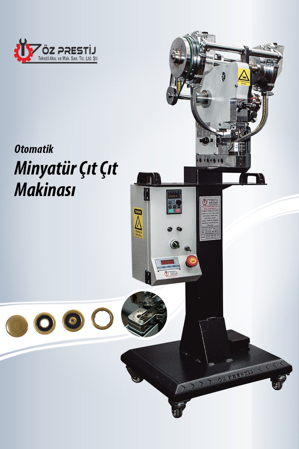 Minyatür Otomatik Çıtçıt Makinası